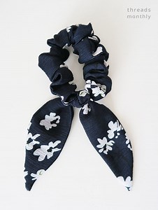 How to Make Scrunchies with Tails   FREE Printable Pattern