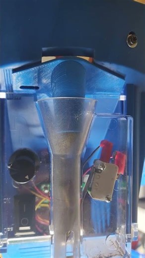 Dillon case feeder funnel to prevent waterfall jams