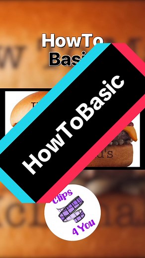 How to make a McDonald’s Cheeseburger - Credit to @HowToBasic on YouTube #foodtok #cooking #tutorial #howtobasic #fyp