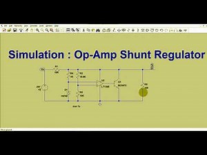 LTSpice Opamp Shunt Voltage Regulator | Simulation