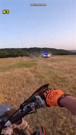 Biker vs Police Chase Ends Wildly! 🔍