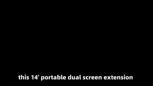 Portable Monitor Screen Extender 14 Inches 1080P Flexible Foldable Dual Screen Extended for Laptop