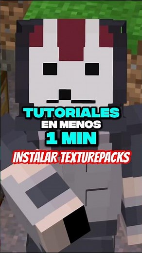 TUTORIAL: INSTALAR TEXTURE PACKS EN MINECRAFT #minecraft