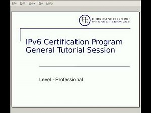 IPv6 Certification Program - Level Professional
