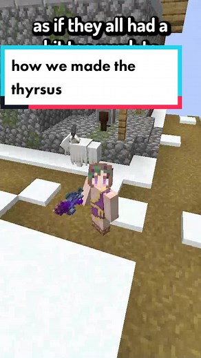 Greek Mythology Minecraft Server: Follow Dionysus with Thyrsus