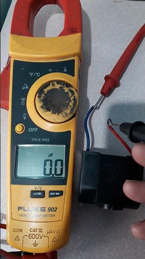 how to test start capacitor of a washing machine motor