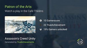Patron of the Arts achievement in AC Unity