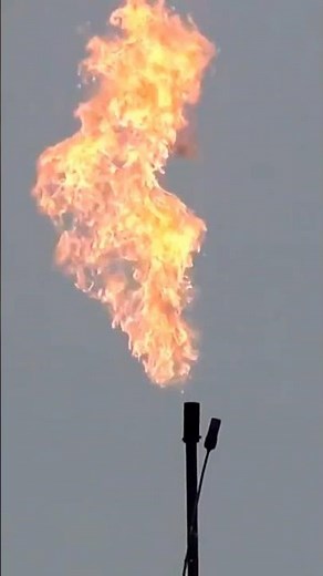 Derailed Norfolk Southern Train Tanker Car Burning Off Contents