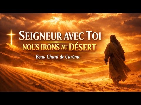 SEIGNEUR AVEC TOI NOUS IRONS AU DÉSERT – Beau Chant de Carême
