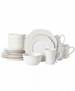 Pfaltzgraff Abby 16 Pc. Dinnerware Set, Service for 4 - Macy's