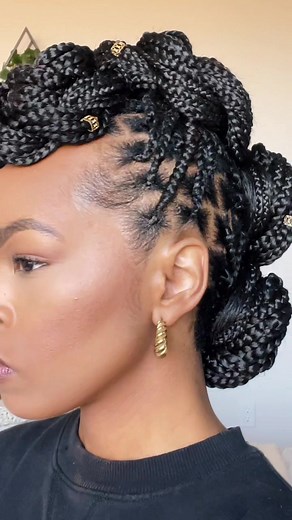 Stunning Box Braid Hairstyles Tutorial for Trendy Updos