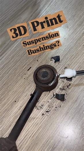 Can you 3D print suspension bushings? #3dprinting #miata #mx5 #engineering #mechanic #mazda #driver