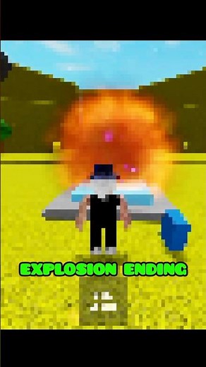 how to get the explosion ending in easiest game ever on Roblox #roblox#viral