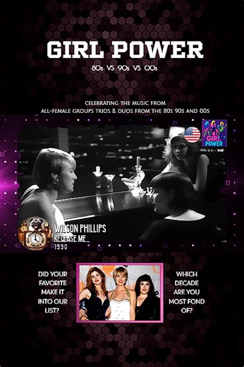 19K views · 367 reactions | Girl Power - Ballads & Fast Tracks #throwback #throwbackmusic #80s #80sMusic #90s #90smusic #00s #00smusic #genx | Countdown Corner | Facebook