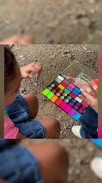 Watch Aliza get her festival paint done! #festivalvibes #facepaint #shorts