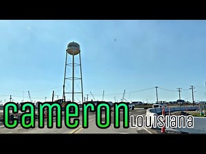 Cameron, Louisiana - Still Building From Hurricanes - City Tour & Drive Thru