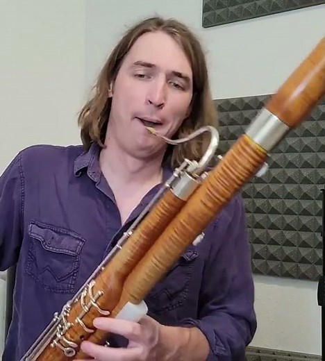 Electric bassoon jam with looper pedals #electricbassoon #pedals #loops #bassoon