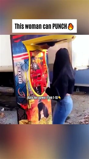 This Girl's Punching Power is INSANE - Rate her Punch 1-10 #boxing #challenge