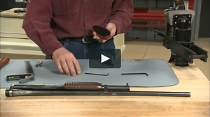 Winchester Model 12 Shotgun Project - How to Install a Recoil Pad on a Shotgun
