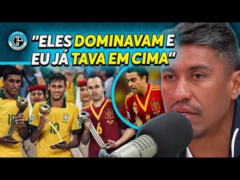 O DIA QUE XAVI E O INIESTA FICARAM NO BOLSO DO PAULINHO