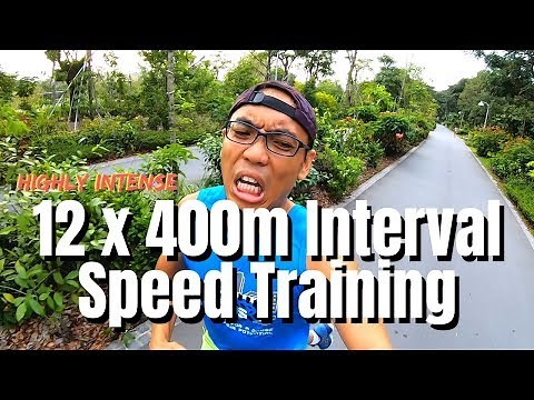 12 Sets Of 400m Intervals | Speed Training | 400m Run Repeats