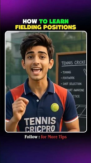 How to Learn Fielding Position in Cricket 🫣💥