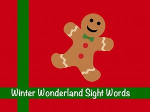 Winter Wonderland Sight Words