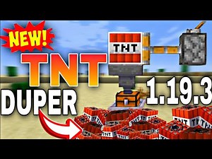 Minecraft 1.19.3 : How To Get Unlimited [Tnt Duper Farm} || Easy Tutorial In Bedrock&Java