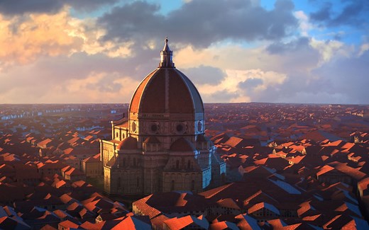 CityEngine 《佛罗伦萨》数字城市制作教程 一天还原佛罗伦萨城市三维场景