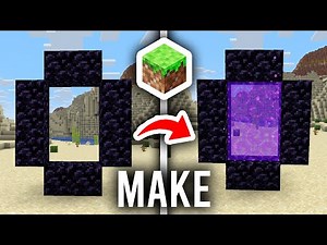 How To Make A Nether Portal In Minecraft - All Versions