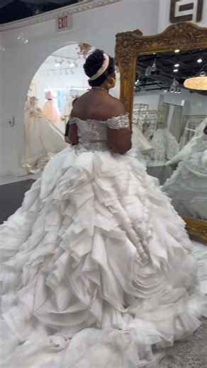 What an amazing day trip! With my wedding in less than a month I thought I had found my dress when in all actuality I was settling. Dresses take months to make and I was told by many designers in September I wouldn’t have enough time for a Valentine’s Day Wedding. Today I flew to Dallas to Ese Azenabor’s sample sale and I found my dress! I was in tears. My friend Camille met me there and we said YES! Ese and her staff were amazing! I tried on 3 dresses and immediately fell in love with number 2!