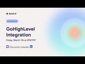 Live Workshop: Retell x GoHighLevel Integration