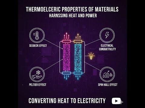 02/2. Thermoelectric Properties | Seebeck, Peltier & Figure of Merit Explained