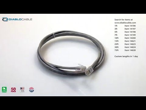 T1 RJ48 PRI Crossover Cable made with Real DS1 Shielded Pair Cable