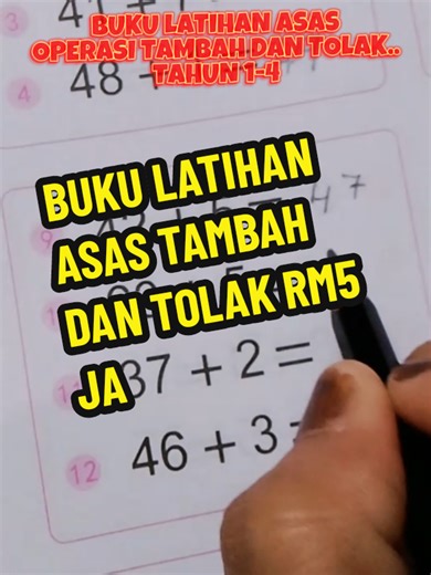 BUKU LATIHAN ASAS MATEMATIK TAHUN 1-4 OPERASI DAN- #bijakmatematik #asasmatematik #teacherros #sungaipetani #fyppppppppppppppppppppppp