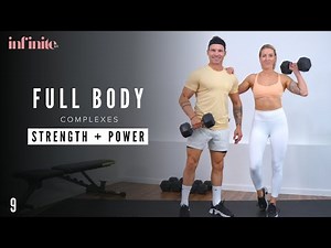 45 Min FULL BODY WORKOUT with WEIGHTS | COMPLEXES | Power & Strength