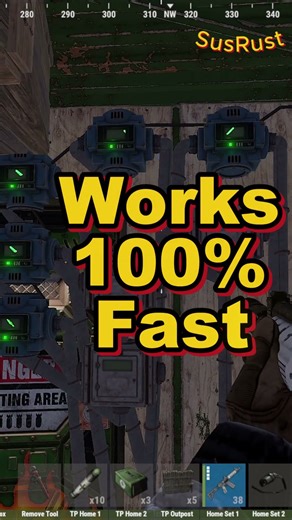 Rust Conveyor Stacking Tip #rustgame #rustgameplay #rustclip #rustpc #rustgamer #rustclips