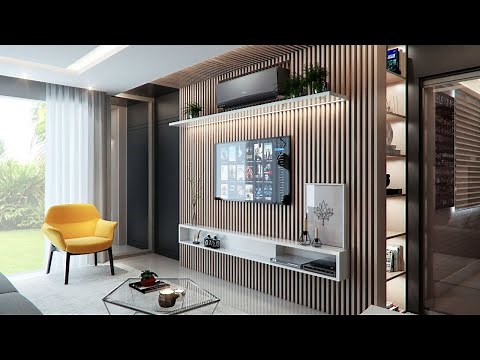 38 Modern TV Panel Design | The Most Beautiful TV Wall Unit