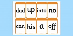 Phase 2 High Frequency Words Flashcards