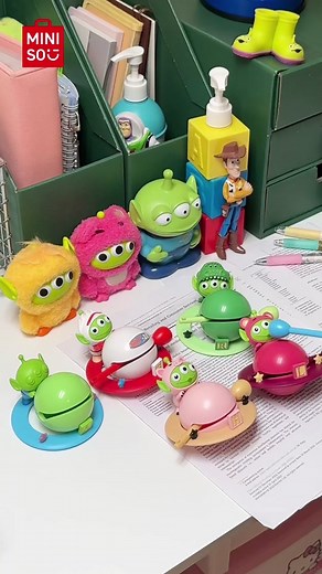 Knock knock ✨ #miniso #MinisoAmericanDream #Minisoblindbox #aliens #blindbox #toy