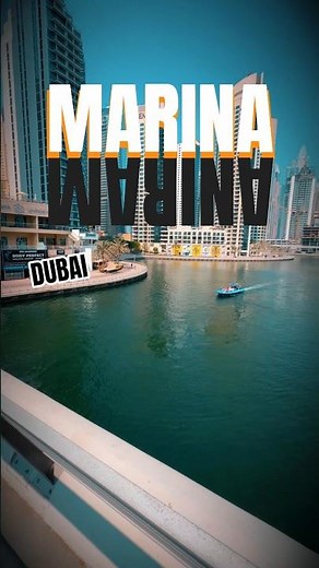 Check This Dubai Marina Bridge View Boats At Marina Hotel View #travel | Habibi Song