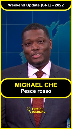 452K views · 5.6K reactions | AHIA! 略  Michael Che  Tratto dal Weekend Update di SNL [2022] #openminds #standupcomedy #standupcomedyita #michaelche #colinjost #weekendupdate #blackhumor #darkhumor #pesce #donna #scienza #comicità #citazioni | Open Minds - Stand-Up Comedy | Facebook