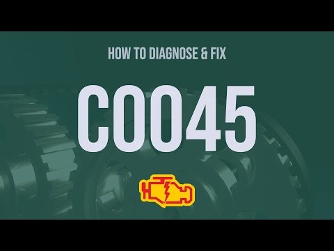How to Diagnose and Fix C0045 Engine Code - OBD II Trouble Code Explain