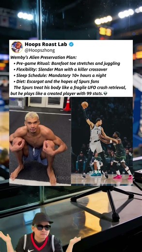 The Insane Alien Routine Of Victor Wembanyama Exposed 👽 #nba #basketball