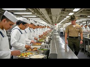 Inside Navy Cooks' INTENSE Training to Feed 5,000 on Aircraft Carriers!