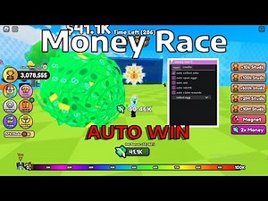 [ROBLOX] Money Race Script OVERPOWERED GUI – AUTO WIN – AUTO COLLECT ORBS & MORE! (PASTEBIN 2023)