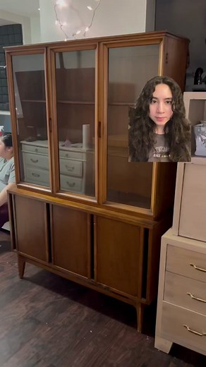 Reviving a $50 Hutch with Dixie Belle Paint | Furniture Makeover Tutorial