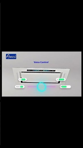 Awoco Voice Control Ceiling Mount Range Hood