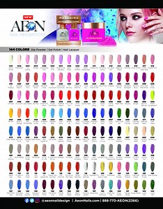 color sample chart » Aeon Nails Australia