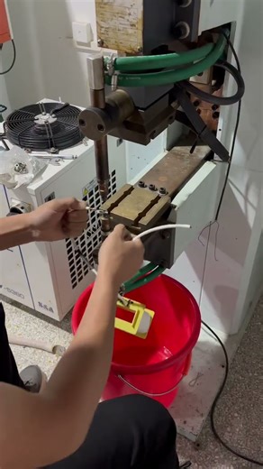 Transformer winding and resistance spot welding machine #welding #precision #pulse